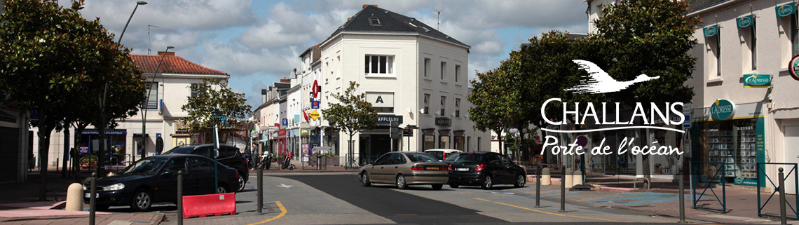 Ville de Challans et son marais breton